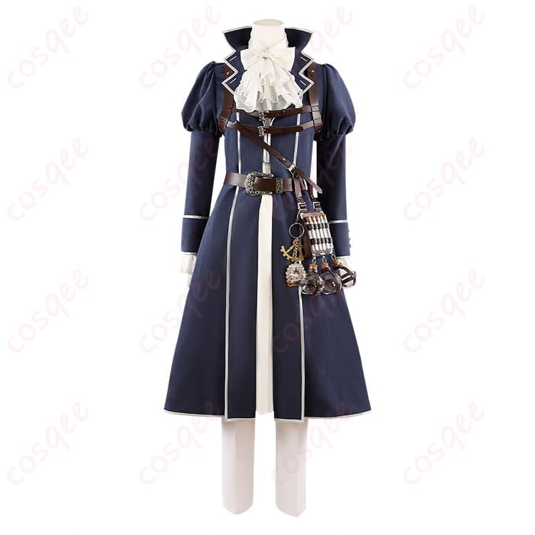 FGO オベロン 9周年礼装のコスプレ衣装 荘厳シルエットで写真映えしやすい多点セット - 1枚目の画像