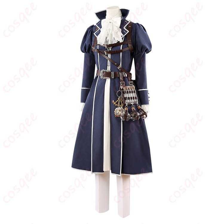 FGO オベロン 9周年礼装のコスプレ衣装 荘厳シルエットで写真映えしやすい多点セット - 2枚目の画像