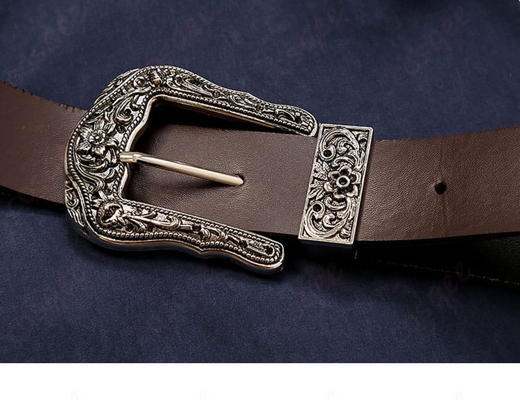 オベロン コスプレ衣装 9周年礼装 英霊博装 皮ベルト装飾の細部