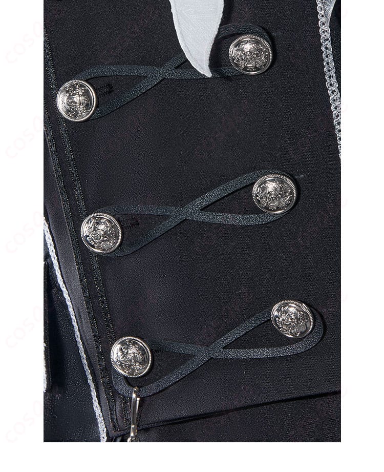 ジョゼフのコスプレ衣装、門襟装飾のディテール【コスプレ衣装】【第五人格】