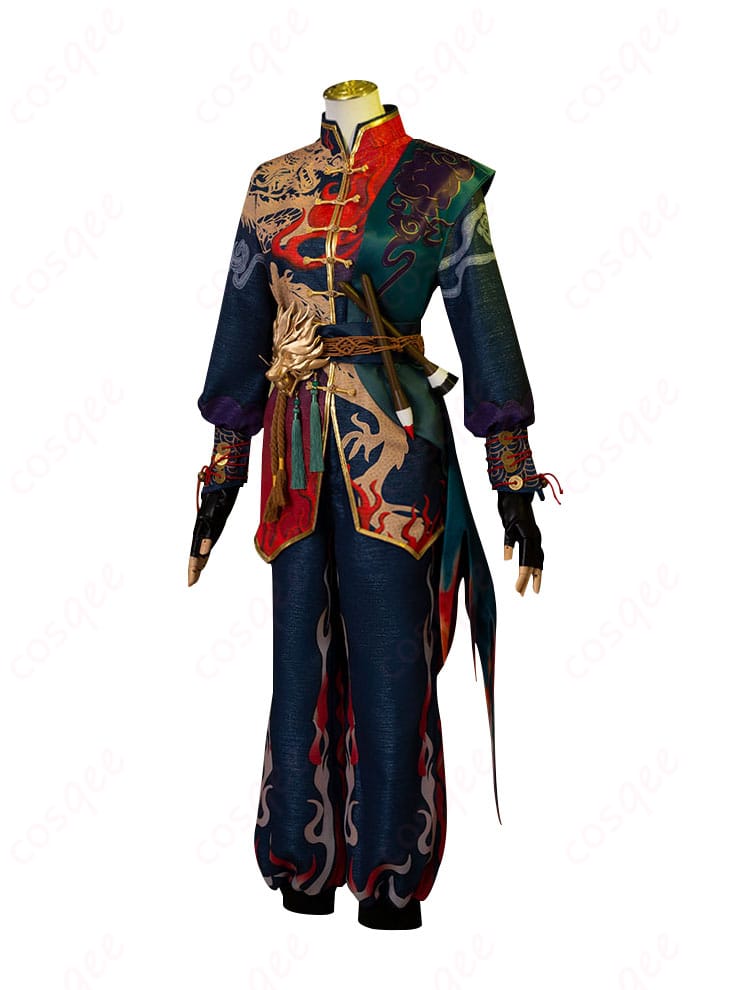 商品側面画像 - 祈雨珠コスプレ衣装の横から見たディテール