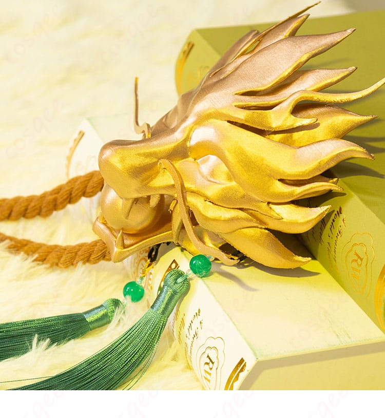 腰部の龍頭装飾ディテール - 腰に施された龍頭の装飾ディテール