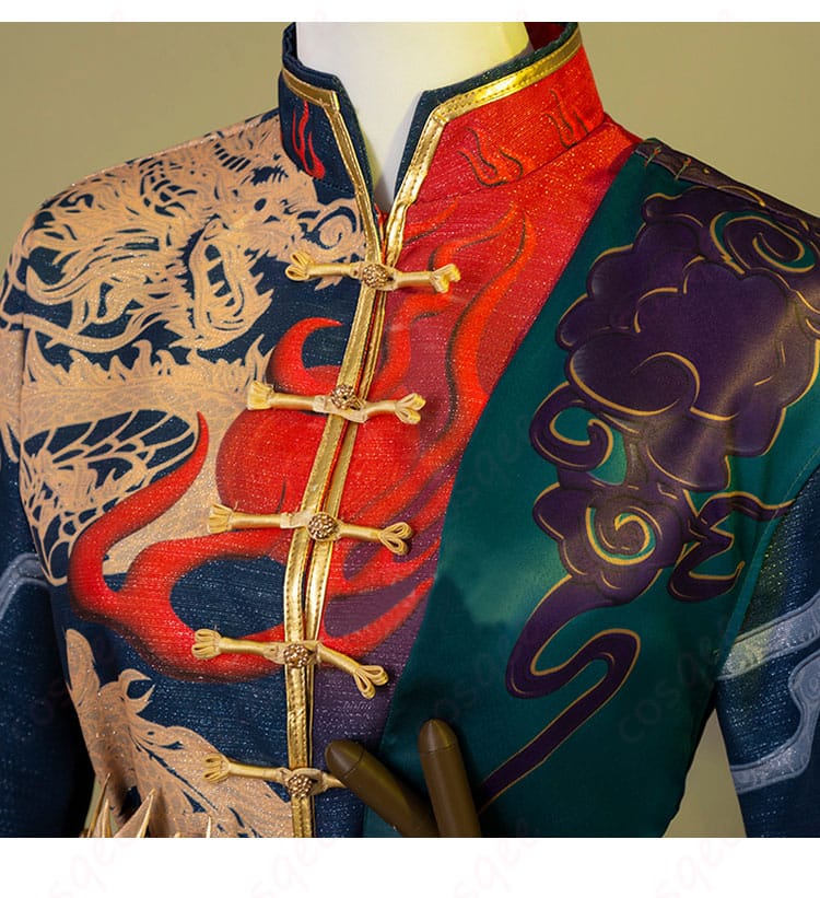 服装の襟装飾ディテール - 曲芸師の衣装の細かな襟の装飾ディテール