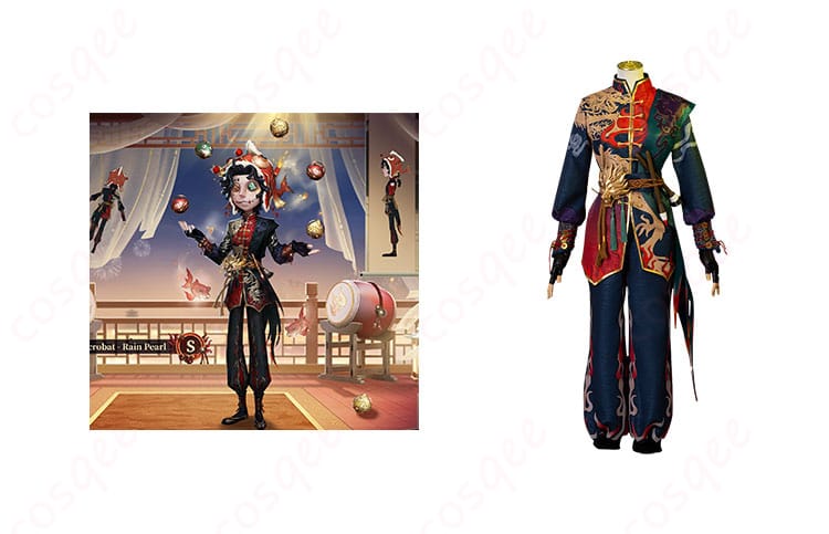 商品正面とキャラクターのコラボレーション画像 - IdentityV 曲芸師(マイク・モートン) コスプレ衣装