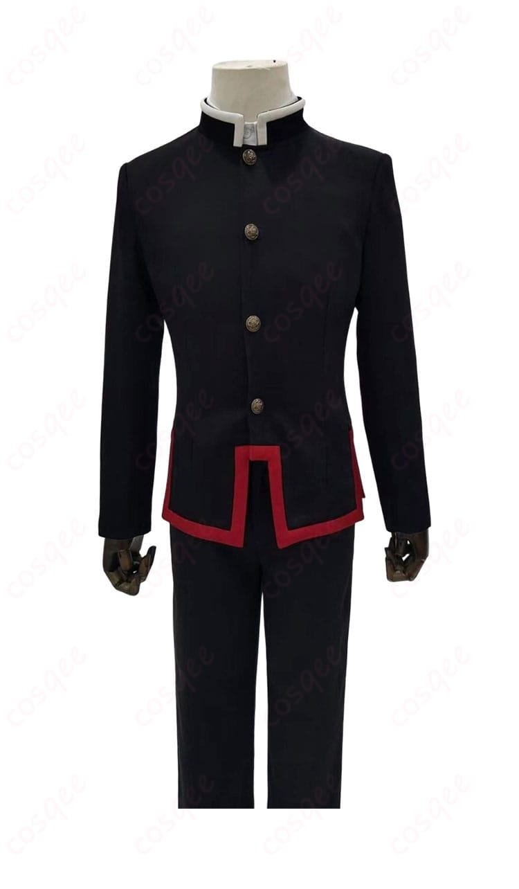 花子くんコスプレ衣装の前面部分の詳細画像、細かいデザインに焦点を当てています。