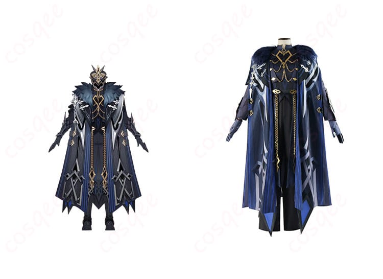 カピターノ コスプレ衣装の正面と原神キャラクターのイラストを組み合わせた画像。原作再現度の高いデザインが特徴です。