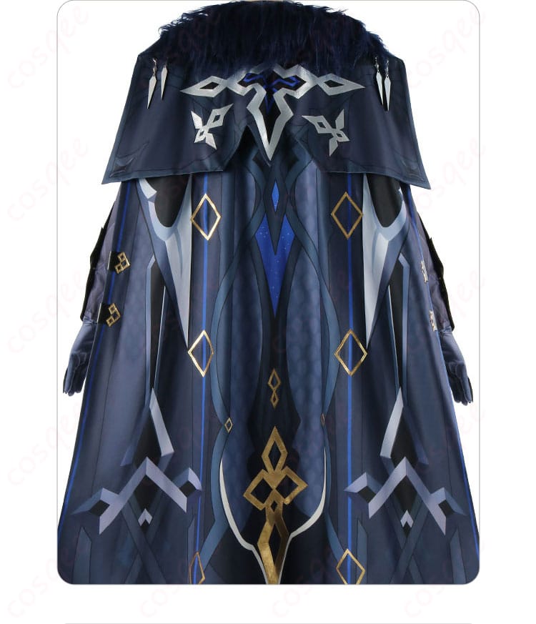 カピターノ コスプレ衣装の背面のディテール。着心地とデザインが融合し、後ろ姿にもこだわりが見られます。