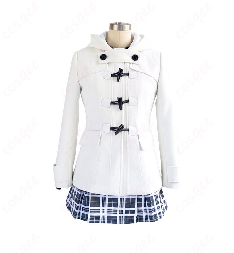 ローソンコラボ マシュ・キリエライト 冬服コスプレ衣装の正面画像。