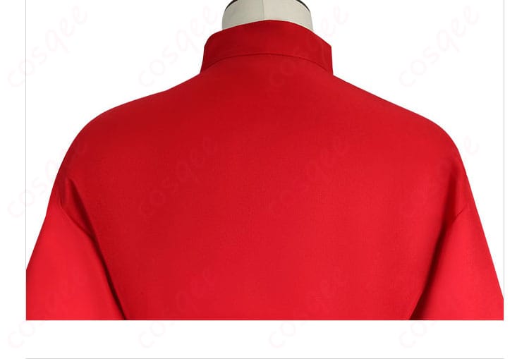 らんま1/2 早乙女乱馬 チャイナ服 コスプレ衣装の背面ディテール。キャラクターの個性を再現。