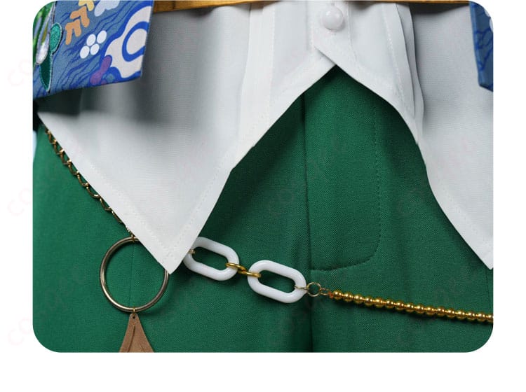 Edenコスプレ衣装の腰間装飾詳細、乱凪砂・巴日和・漣ジュン