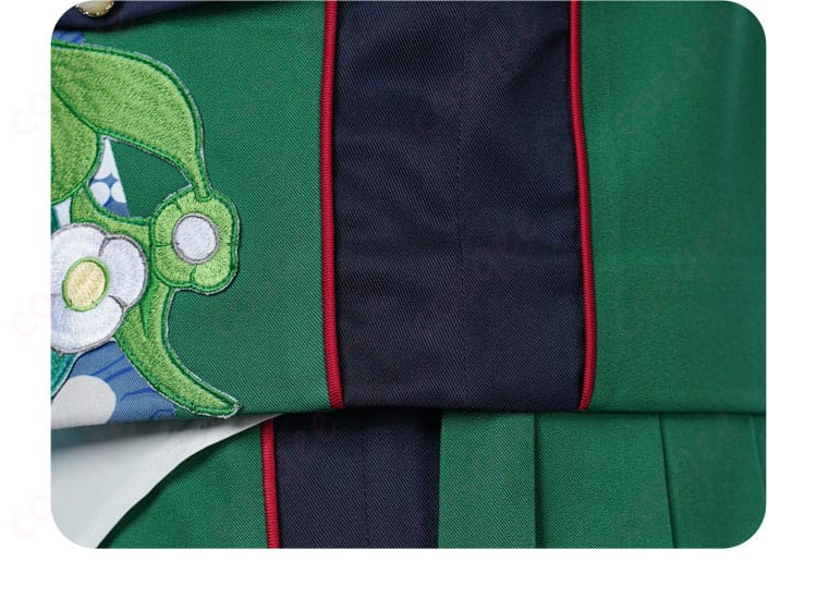 Edenコスプレ衣装の服装側面装飾詳細、乱凪砂・巴日和・漣ジュン