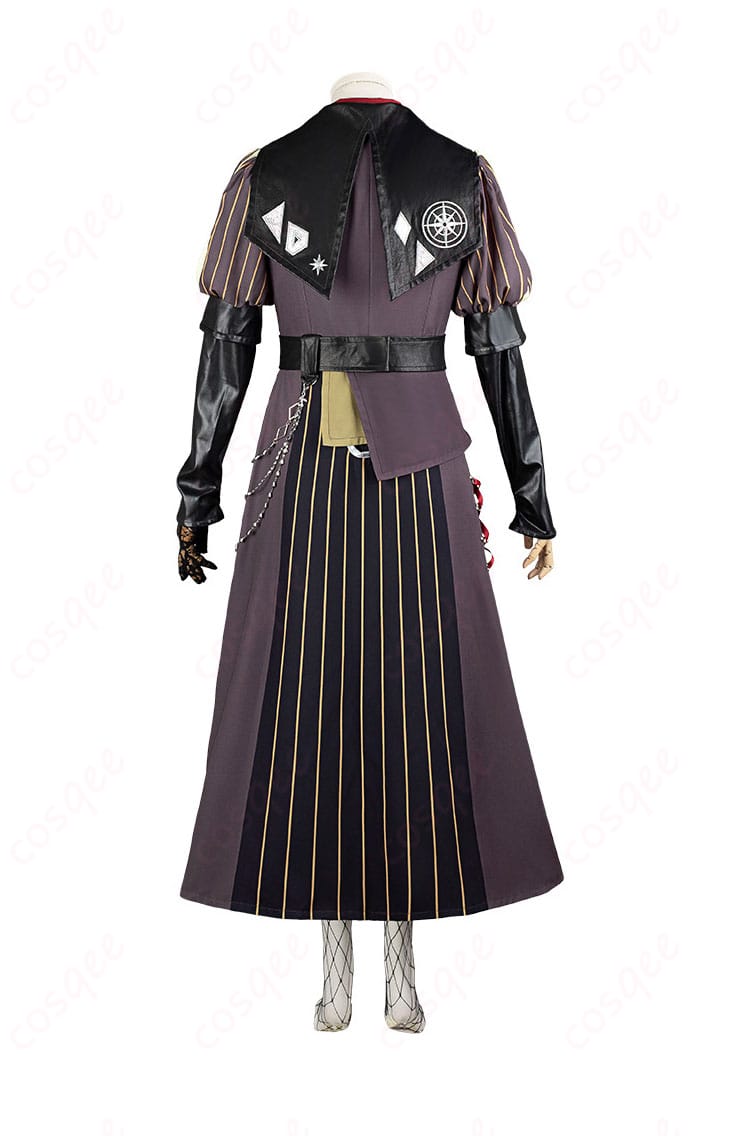 ウマ娘 ドリームジャーニー コスプレ衣装 背面画像。後ろの装飾や仕立ての細かいディテールをチェック。