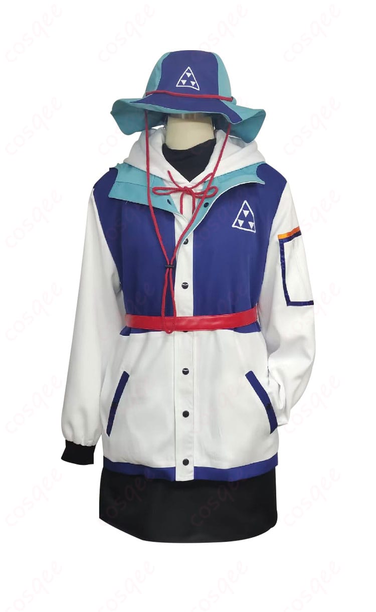 ブルーアーカイブ 各務チヒロ キャンプ衣装 コスプレ衣装 正面から見た衣装の詳細。高い再現度とデザインをチェック!