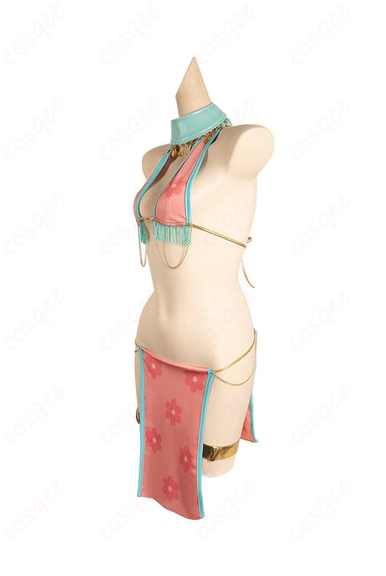 ルーシィ・ハートフィリア コスプレ衣装 踊り子 衣装の右側面