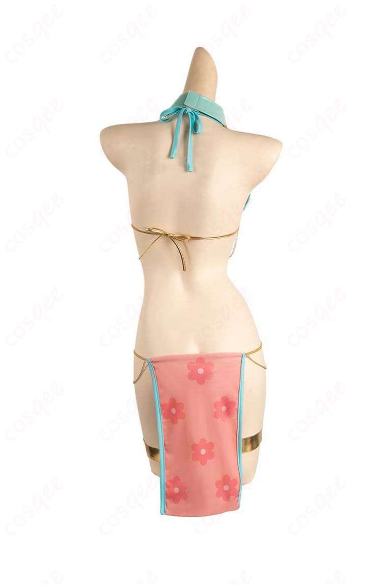 ルーシィ・ハートフィリア コスプレ衣装 踊り子 衣装の背面詳細