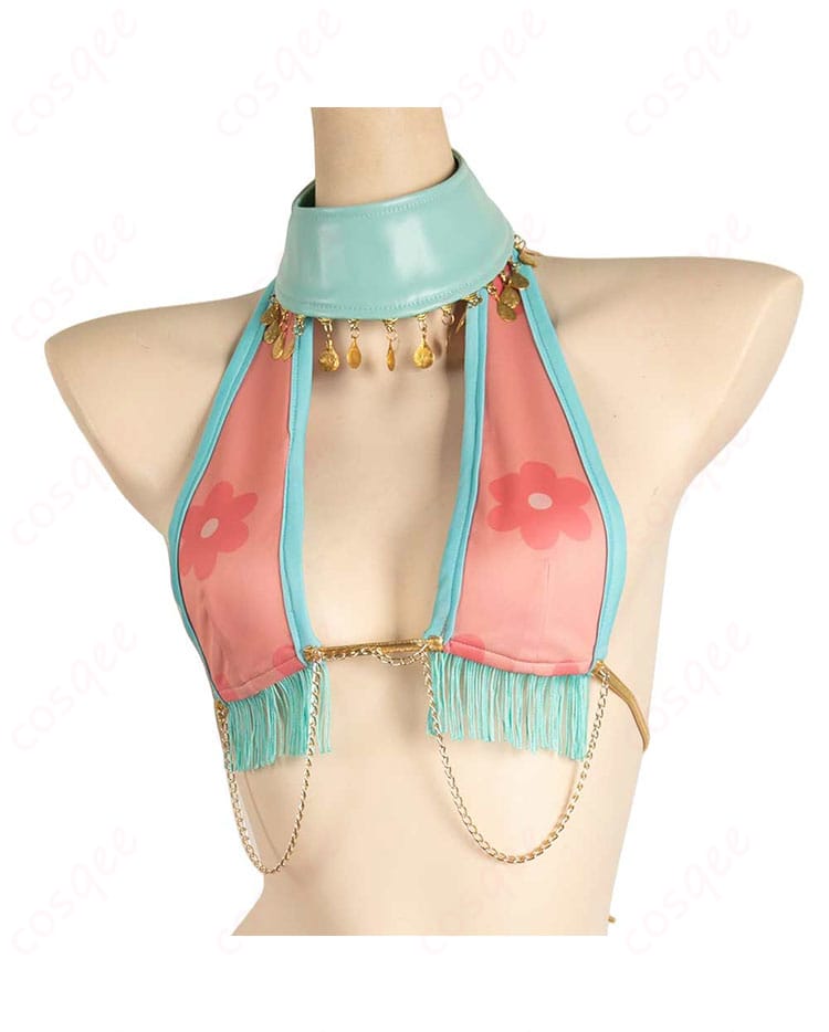 ルーシィ・ハートフィリア コスプレ衣装 踊り子 衣装 上衣の装飾部分