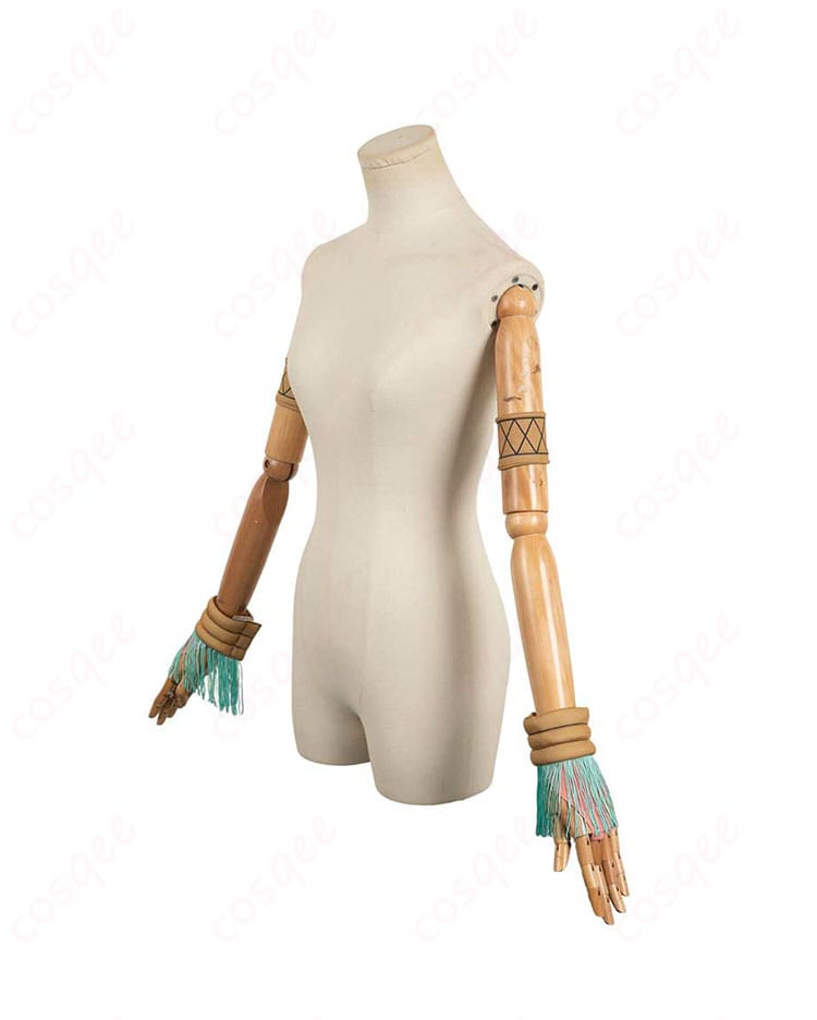 ルーシィ・ハートフィリア コスプレ衣装 踊り子 衣装 腕飾りの左側面