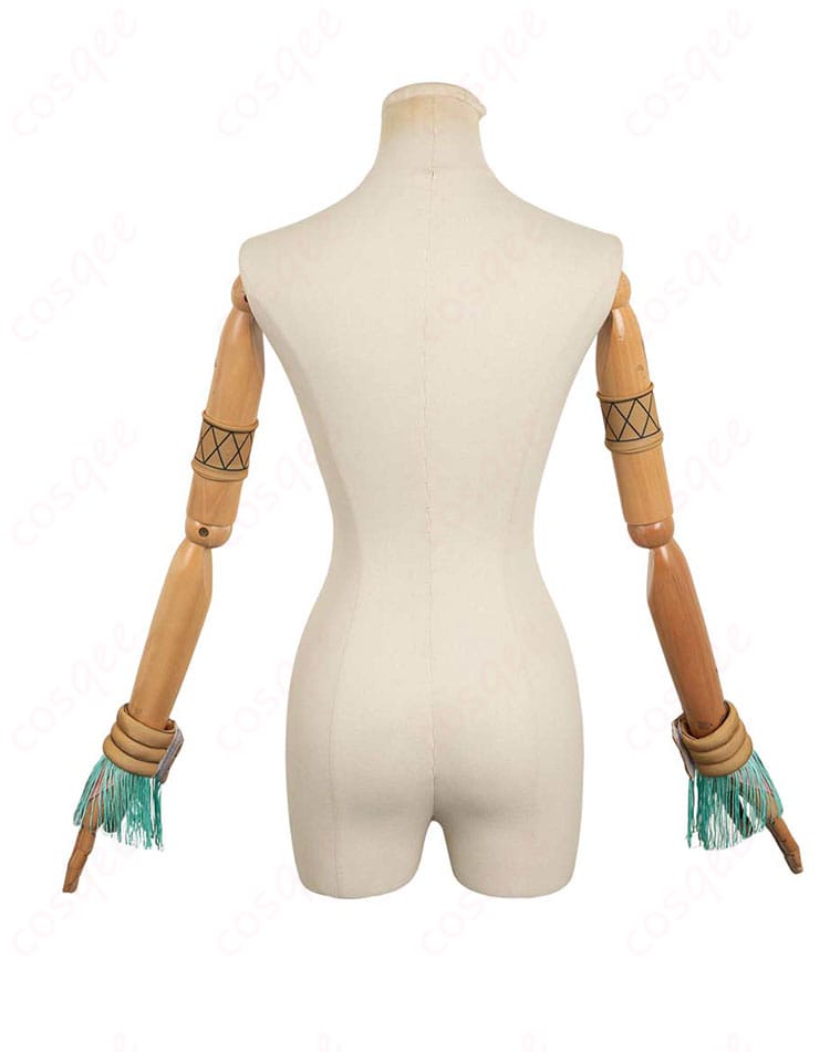 ルーシィ・ハートフィリア コスプレ衣装 踊り子 衣装 腕飾りの背面