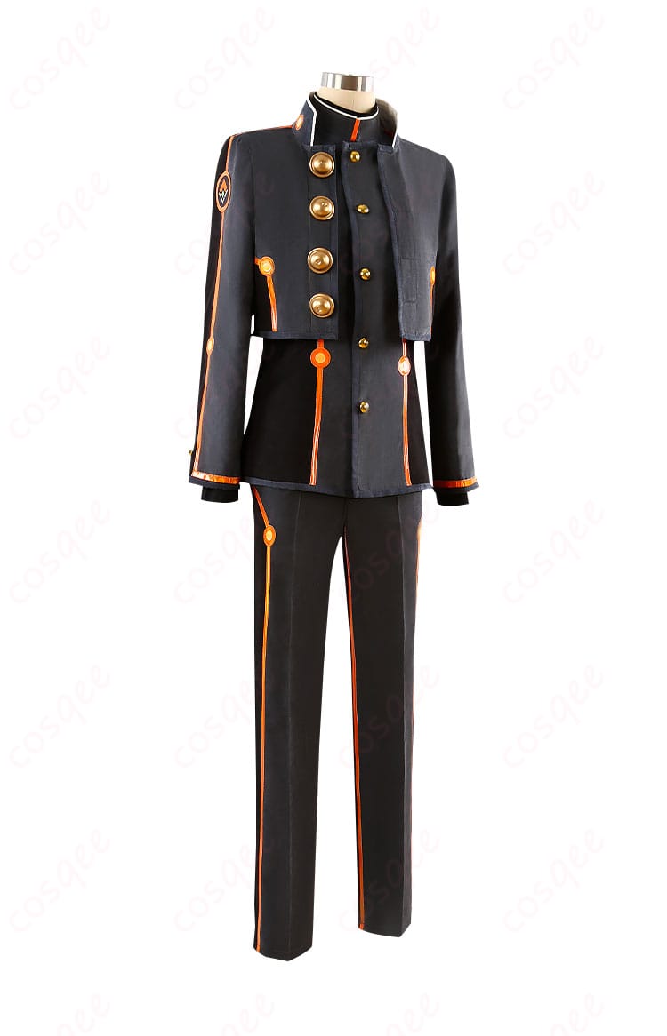 Fate/Grand Order 岸波白野(ザビ男) コスプレ衣装 側面の画像。衣装のサイドデザインとディテールが確認できます。