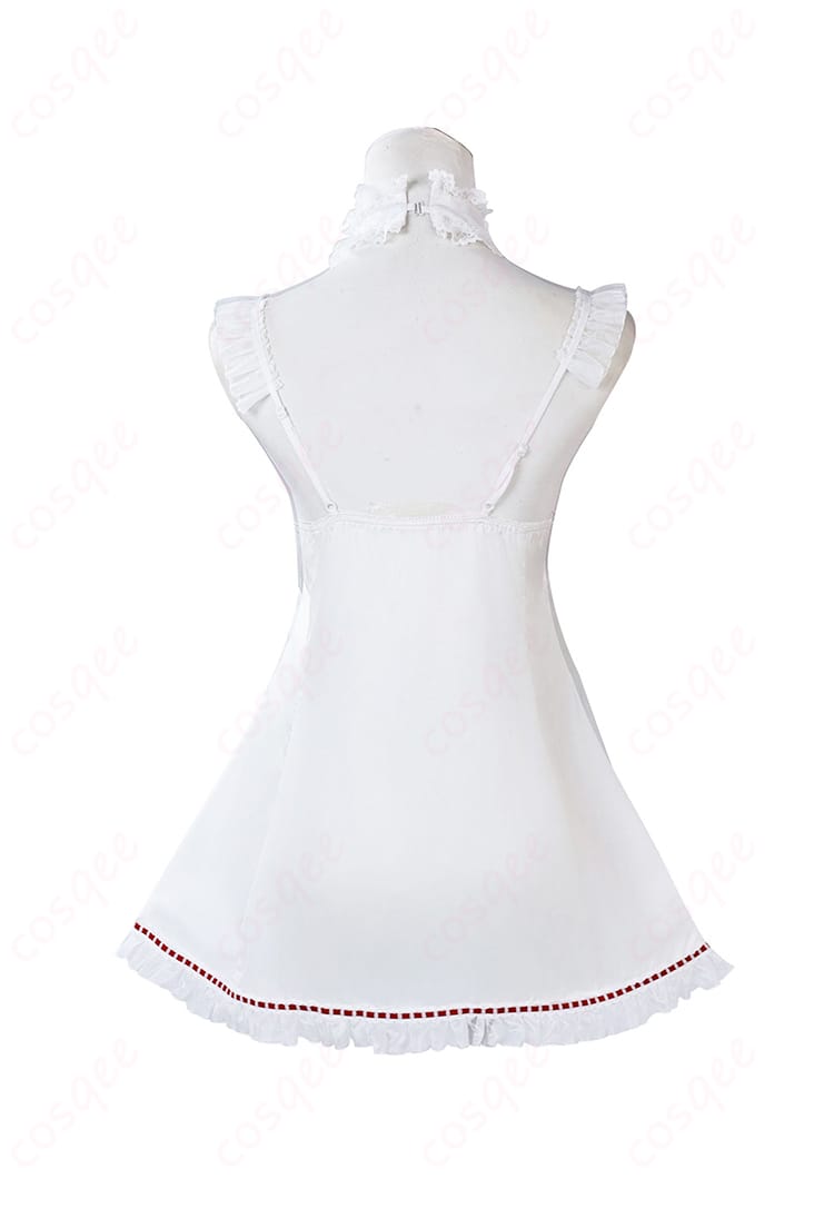 スカートの前面装飾の細部画像。可愛い装飾のディテール。