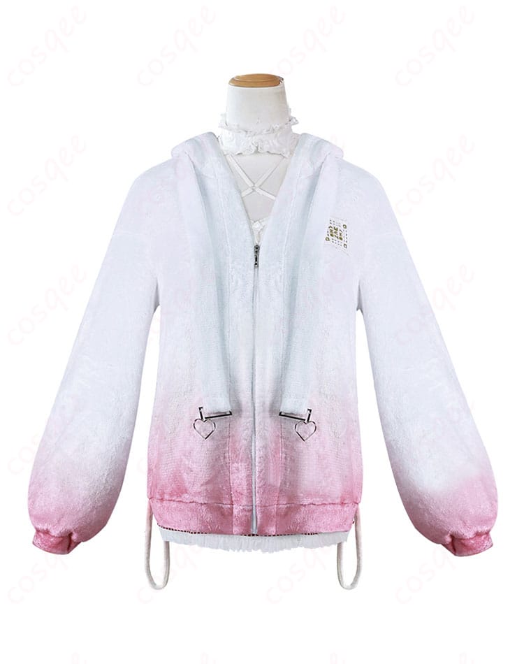 商品正面画像。高品質なコスプレ衣装の詳細。