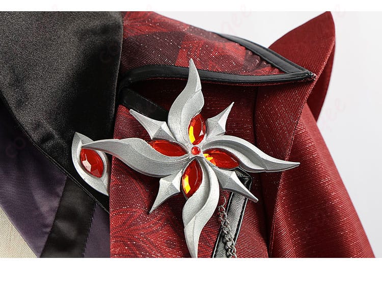 服装の襟部分の細部 - アルレッキーノ コスプレ衣装の襟のデザイン