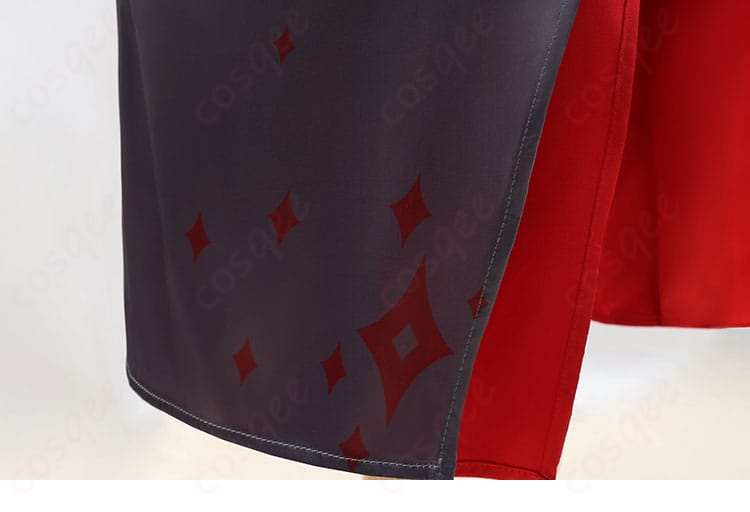 衣裾の装飾の詳細 - アルレッキーノ コスプレ衣装の衣裾装飾