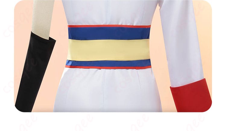 劇場版銀魂 完結編 神楽(5年後)コスプレ衣装の背面装飾細部。リアルで細かいデザイン。