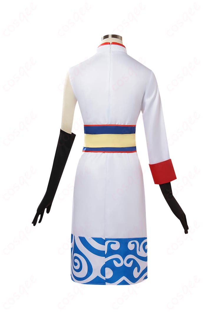 劇場版銀魂 完結編 神楽(5年後)コスプレ衣装の背面画像。細部までこだわった再現度の高いデザイン。