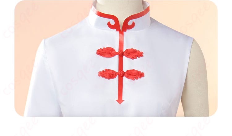 劇場版銀魂 完結編 神楽(5年後)コスプレ衣装の装飾細部。細かいディテールと美しい仕上がりが特徴。