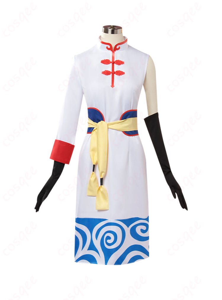 劇場版銀魂 完結編 神楽(5年後)コスプレ衣装の正面画像。美しいデザインと高品質な仕上がり。