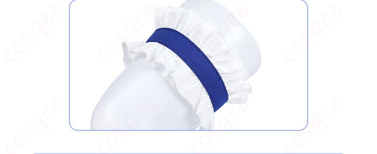 スクフェス2 コスプレ衣装の腿部の飾り装飾。ファッション性と機能性が融合