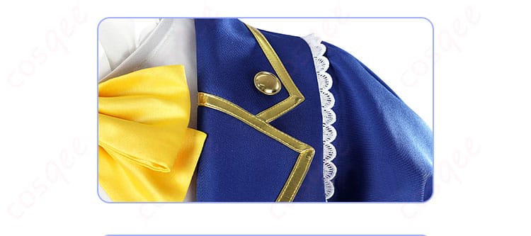 スクフェス2 コスプレ衣装の肩部分の装飾ディテール。完璧に再現されたデザイン