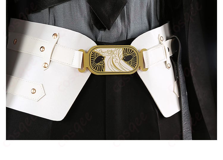 ベルトの装飾部分、精緻なディテール