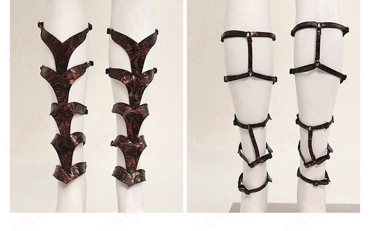 エルデンリング 永遠の女王マリカ コスプレ衣装の足飾り詳細