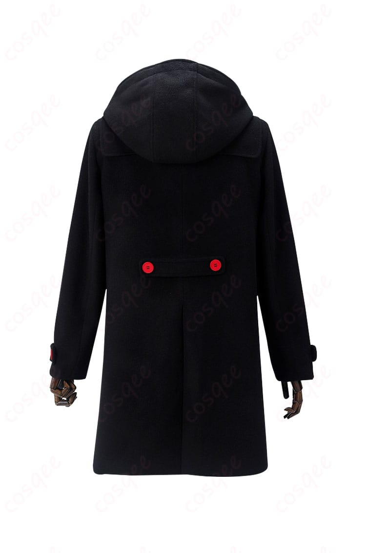 ペルソナ5 雨宮蓮の冬服コスプレ衣装(コート)の背面画像。後ろのデザインも忠実に再現されています。