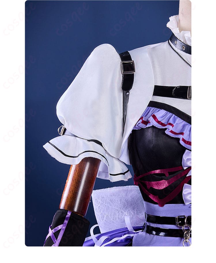 庭師 エマ・ウッズの肩袖のデザイン細部