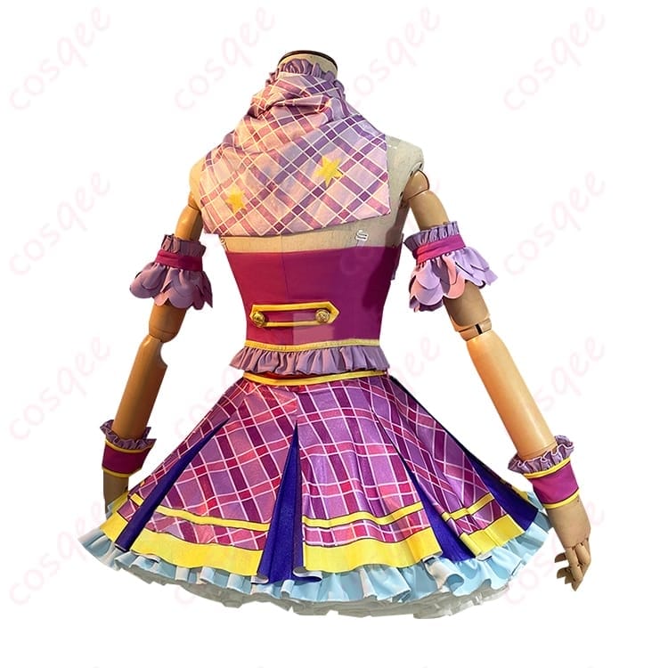 アイカツ！ 紫吹蘭のステージ衣装コスプレ クールに決まる華やかセット - 3枚目の画像