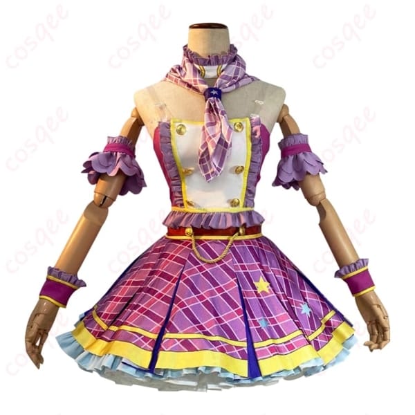 アイカツ！ 紫吹蘭のステージ衣装コスプレ クールに決まる華やかセット