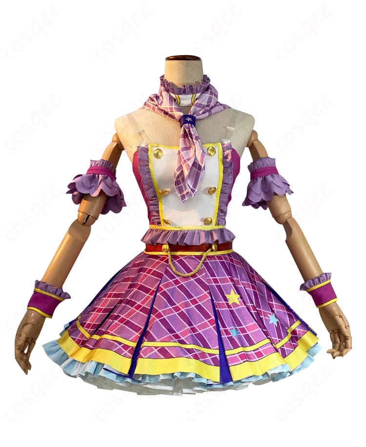 紫吹蘭コスプレ衣装正面 - アイカツ!のファン必見のコスプレ衣装です。