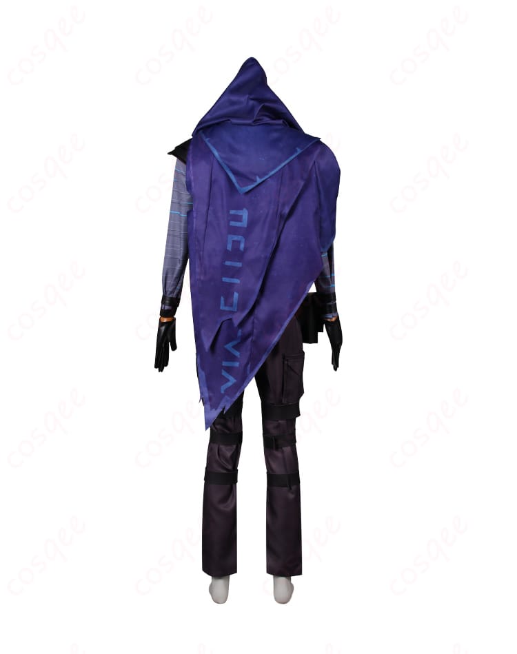 商品背面のオーメン コスプレ衣装。背面のディテールを細かく紹介。