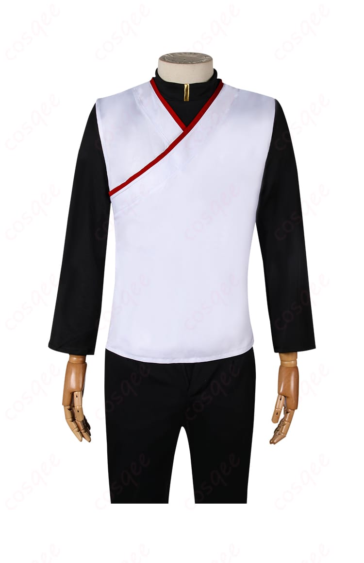 ウェイコスプレ衣装のインナー部分の正面デザイン。細部まで忠実に再現された服装。