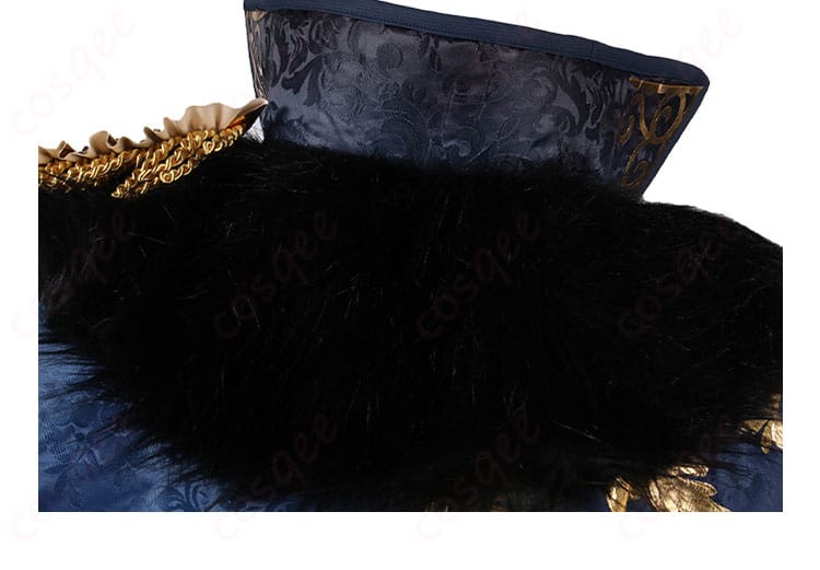 隠者(アルヴァ・ロレンツ)コスプレ衣装 背面装飾の細部、背中部分の美しい仕上がり