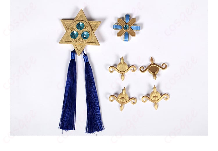 隠者(アルヴァ・ロレンツ)コスプレ衣装 服装のアクセサリー、衣襟装飾の美しい仕上がり