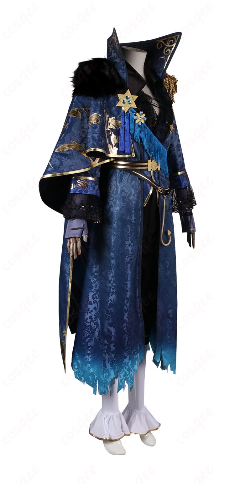 隠者(アルヴァ・ロレンツ)コスプレ衣装 側面図、服装の美しいシルエットを確認