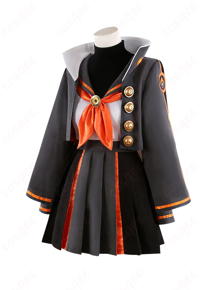 FGO 岸波白野(ザビ子) コスプレ衣装の左側画像。衣装の細部がよく見える角度から撮影。