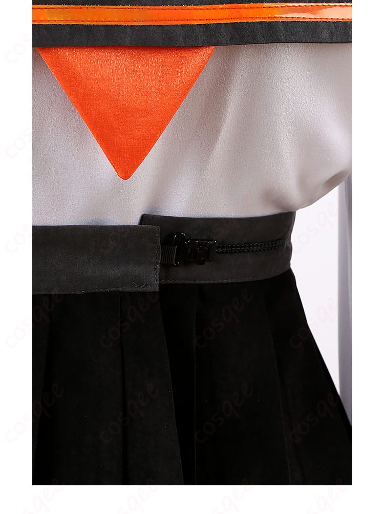 FGO 岸波白野(ザビ子) コスプレ衣装のスカート背面装飾の詳細。キャラクターに忠実なディテール。