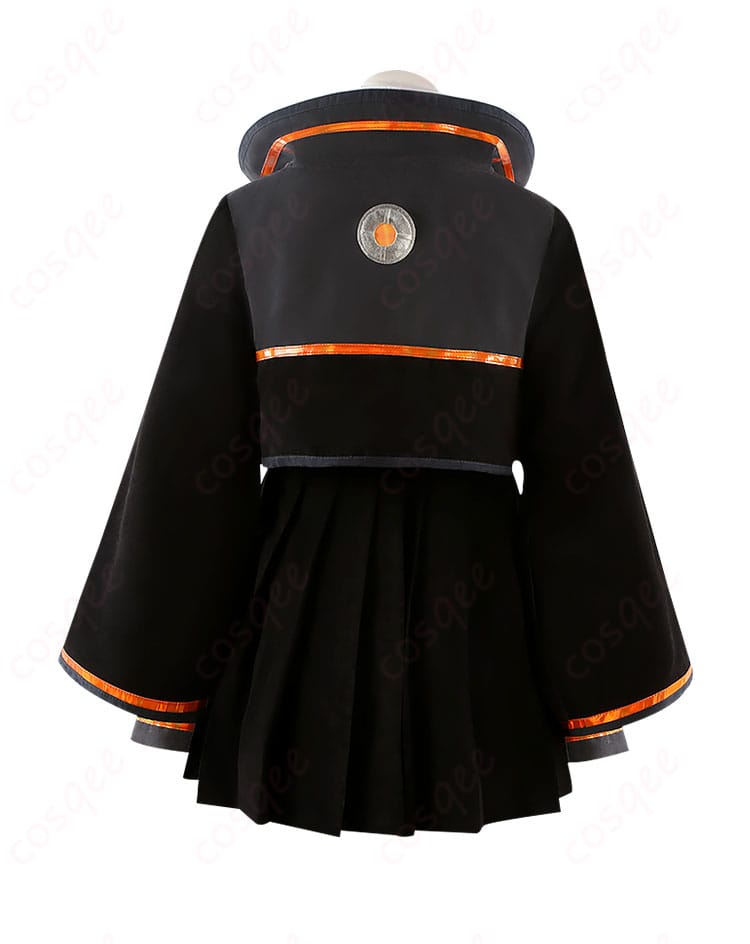 FGO 岸波白野(ザビ子) コスプレ衣装の背面画像。後ろ姿のデザインとディテール。