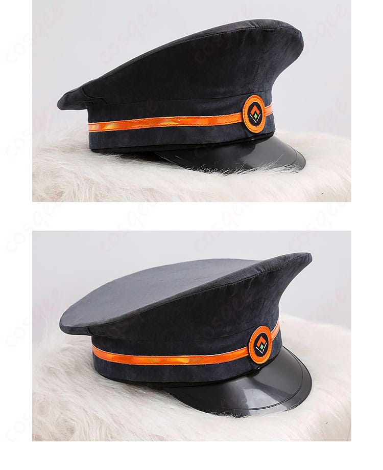 FGO 岸波白野(ザビ子) コスプレ衣装の帽子装飾のアップ。キャラクターらしいデザインが再現されています。