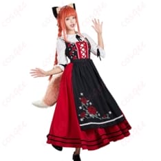 狼と香辛料 ホロ 民族衣装コスプレ｜素朴で可憐な雰囲気をまとう一式 - 5枚目の画像（サムネイル）